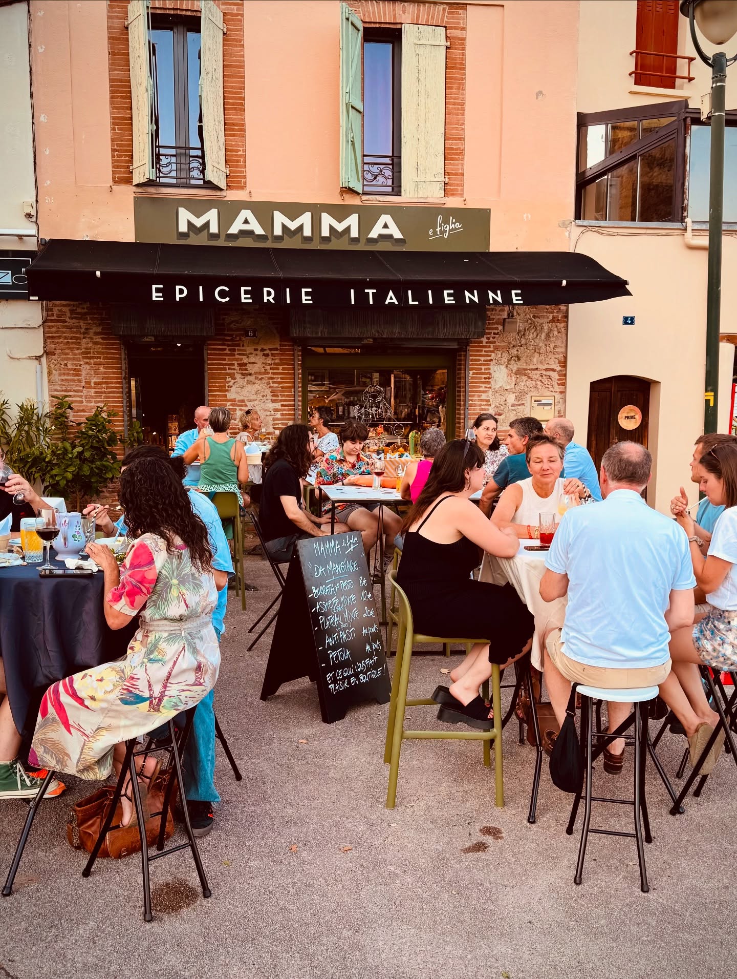 La terrasse de MAMMA e figlia à Lavaur
